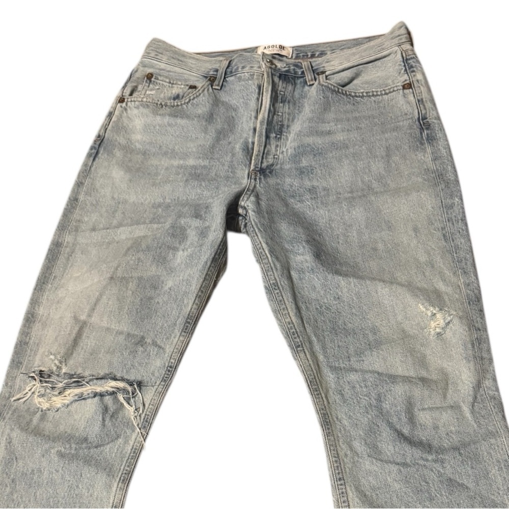 AGOLDE Riley High Rise Straight Leg Jeans Size 29 - Picture 3 of 5